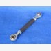 Tie rod 185 mm w. 2 spherical 10 mm bearin